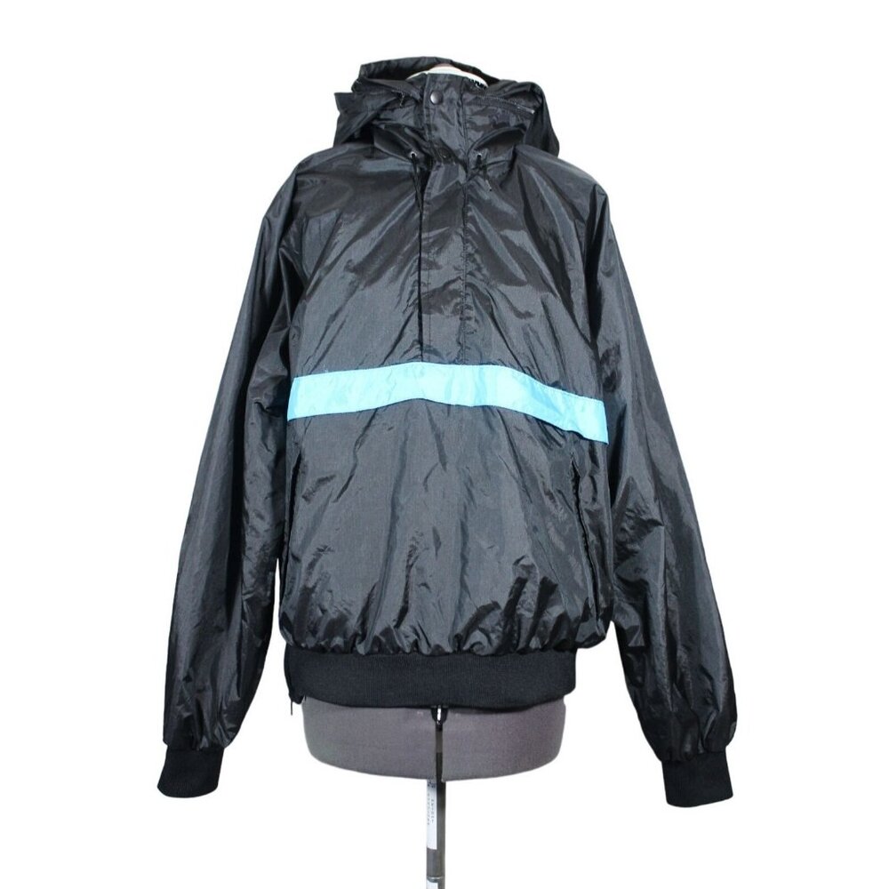 Seattle‎ Blues vintage 90s stash hood 1/2 zip water resistant windbreaker jacket